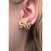 Earrings Stern "Iris Pompylius" model earrings in pink gold, diamonds. 58 Facettes 26213