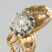 Ring 58 Vintage rose gold and diamond ring 58 Facettes 17-100-58