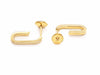 Dinh Van earrings Maillon earrings Yellow gold 58 Facettes 06504CD