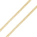 Gold curb chain necklace 58 Facettes 15-078