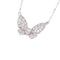 Collier Collier diamant papillon 58 Facettes