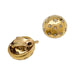 Earrings Half-sphere earrings in yellow gold and diamonds. 58 Facettes 29927