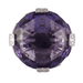 Ring 56 BULGARI - Amethyst Ring, Diamonds 58 Facettes