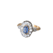 Ring 60 Marguerite Ring Sapphire surround Diamonds 58 Facettes