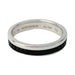 55 Alliance Boucheron ring, “Quatre Edition” model, in white gold and black PVD. 58 Facettes 29635-1