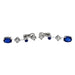 Chaumet earrings, “Clarisse”, in white gold, sapphires and diamonds. 58 Facettes 23684