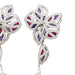 Earrings Cartier earrings, "Caresse d'Orchidées", white gold, rubies, amethysts and diamonds. 58 Facettes 29822
