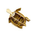 Boucheron turtle brooch in yellow gold, enamel and sapphire. 58 Facettes 29701