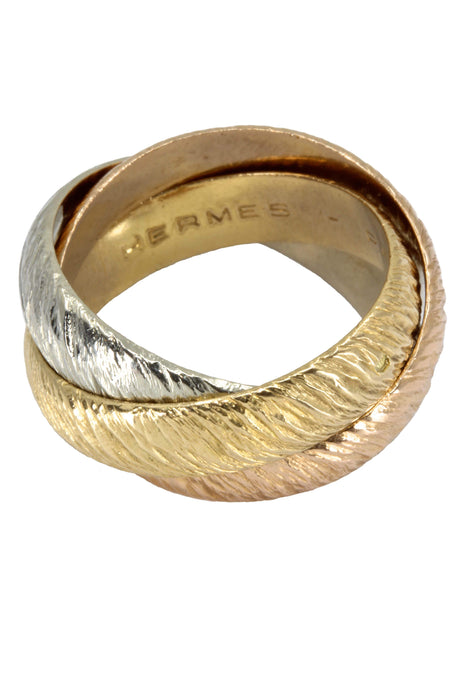 Bague Bague 3 anneaux signée Hermès 58 Facettes 037051