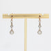 Boucles d'oreilles Boucles d'oreilles diamants pendantes anciennes 58 Facettes 21-258