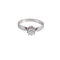 Bague 56 Bague Solitaire or gris Diamant 0.50ct 58 Facettes FM86