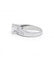 Bague 49 / Blanc/Gris / Or 750 Bague Solitaire Accompagné Diamant 0.87 Carat 58 Facettes R160701