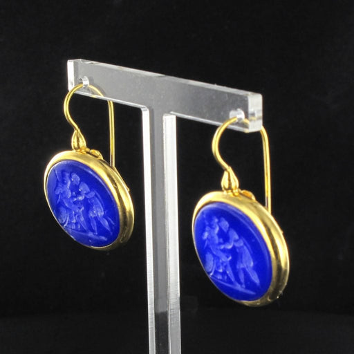 Boucles d'oreilles Boucles d'oreilles Camées bleus 58 Facettes SO013-7911935