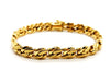 Bracelet Bracelet English mesh Yellow gold 58 Facettes 1171400CD