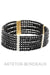 Bracelet Onyx and diamond bracelet 58 Facettes 12651