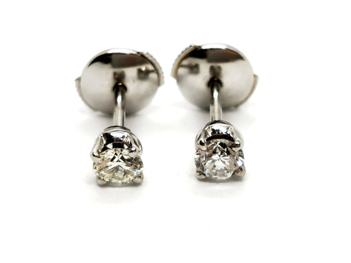 Boucles d'oreilles Boucles d'oreilles or blanc diamants 58 Facettes 1157617CN