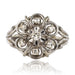 Bague 53 Bague fils d'or blanc et diamants 58 Facettes 20-147-50