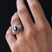 Bague 50 Bague Saphir et Diamants esprit art déco 58 Facettes 09-007-2344492-50