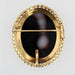Antique cameo brooch on two-layer agate mounted as a brooch 58 Facettes 21-337