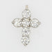 Pendentif Croix diamants en platine 58 Facettes AG1389BW