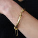 Bracelet Articulated bangle gold bracelet 58 Facettes 21-006
