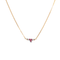 Collier Collier Diamants 3 Rubis 58 Facettes JE36