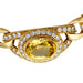 Collier Collier Cartier en or jaune diamants et saphir jaune. 58 Facettes 30440