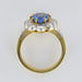 Bague 51 Bague saphir bleu et diamants 58 Facettes G44-8198953-51-1