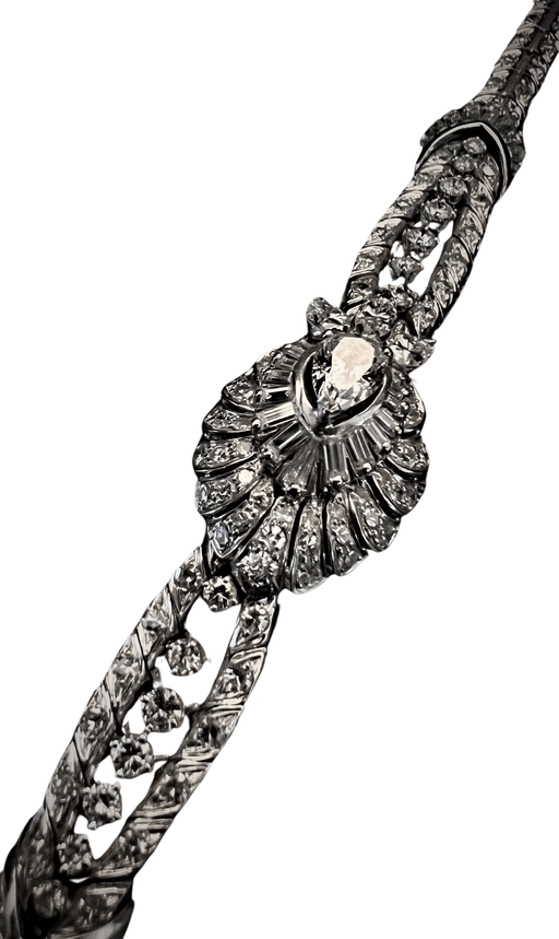 Bracelet Bracelet - montre déployante Platine Diamant 58 Facettes