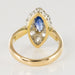 Bague 45 Bague marquise diamants saphir ancienne 58 Facettes 20-311-45