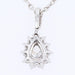 Pendentif Pendentif diamants or blanc marquise 58 Facettes 20-512