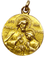 Pendentif Médaille Saint Jean et le Christ 58 Facettes