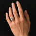 Bague 49 Bague diamants brillants et diamants baguettes 58 Facettes 19-245-49