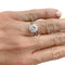 Bague Bague Solitaire 1.86 carats F SI1, or blanc. 58 Facettes 30301