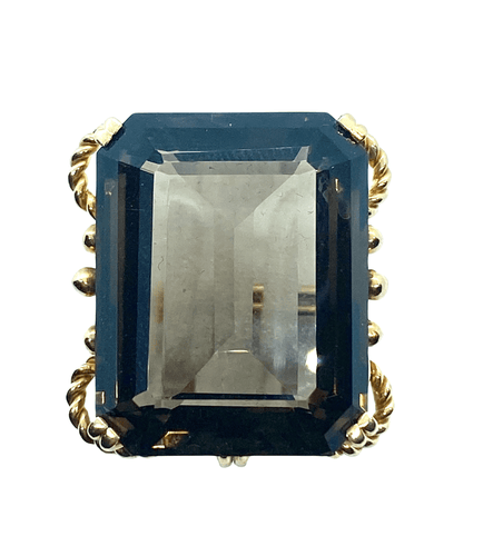 Bague Bague Or jaune Topaze 58 Facettes