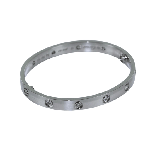 CARTIER Bracelet - “LOVE” Diamond Bangle Bracelet 58 Facettes