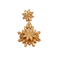 Pendentif PENDENTIF "JASMINE" OR CISELÉ 58 Facettes BO/220074 NSS