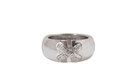Ring 51 Chaumet double Liens ring in white gold and diamonds 58 Facettes 32176