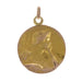 Pendant Old medal pink gold portrait of a woman 58 Facettes 18-002