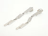 Dinh Van earrings Seventies pendant earrings White gold Diamond 58 Facettes 00045GD