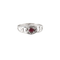 Bague 51 Bague en Or blanc, diamants & rubis 58 Facettes