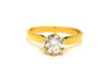 Bague 57 Bague Solitaire Or jaune Diamant 58 Facettes 813001CN