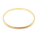 Bracelet Rigid bangle bracelet 18 carat yellow gold 58 Facettes