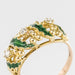 Bague 48 Bague diamants et émail vert 58 Facettes 12-101-6083787-49