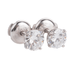 Earrings Modern cut diamond earrings 58 Facettes