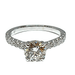 Ring Solitaire Diamond Ring 1.01ct 58 Facettes