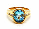 Bague 55 Bague Or Jaune Topaze 58 Facettes 1178309CN