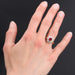 Bague 53 Bague marguerite de rubis et diamants 58 Facettes AG33DP-53