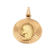 Virgo girl gold medal pendant 58 Facettes E359026A