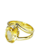 Ring Ring in yellow gold and citrine 58 Facettes 5579